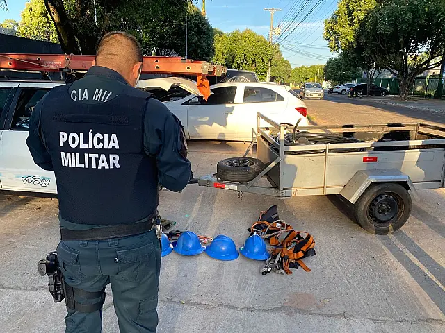 PM de Aquidauana desativa quadrilha de suspeitos de furtar fios na cidade