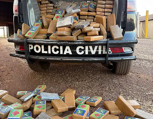 Polícia Civil incinera 12 toneladas de maconha e 373 kg de cocaína na Capital
