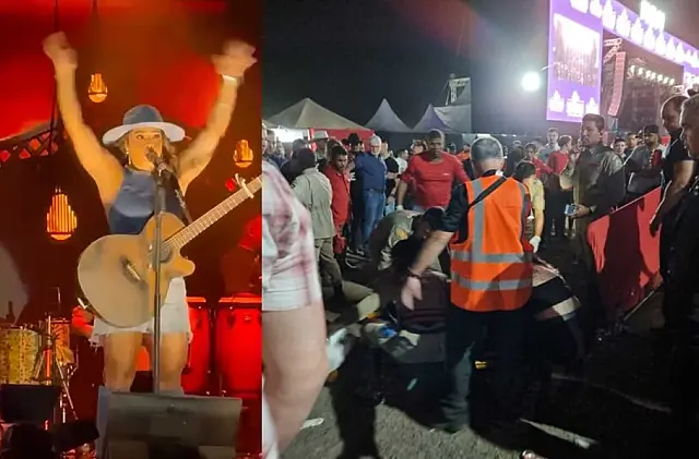 Após 15 dias de show em Aquidauana, Lauana Prado presencia tiroteio em apresentação