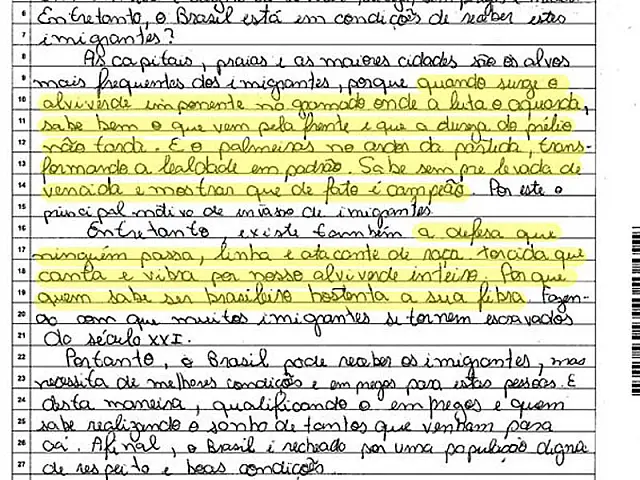 MEC quer zerar nota de texto do Enem com brincadeira