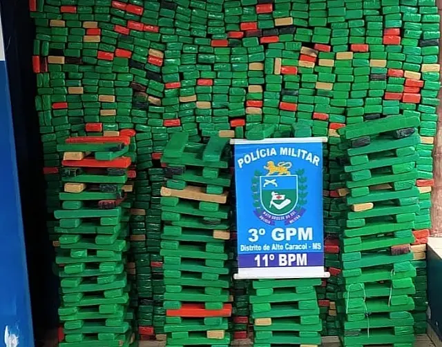 Polícia apreende 1.7 tonelada de maconha avaliada em R$ 3 milhões