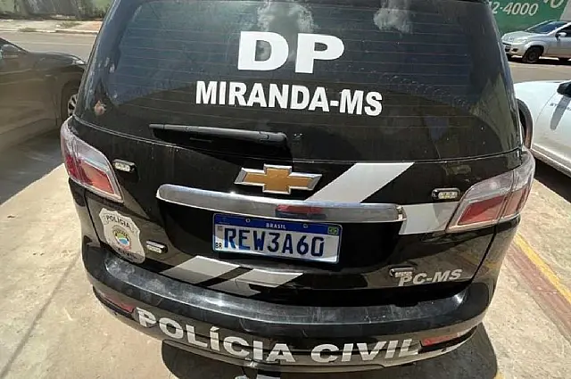 Homem é preso por ocultar moto com placa adulterada em Miranda