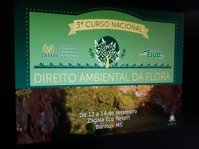 Curso Nacional sobre Direito Ambiental começa hoje em Bonito