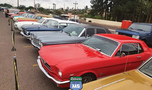 Lançamento do RetrocarMS nesta 3ªf em noite nostálgica de carros antigos