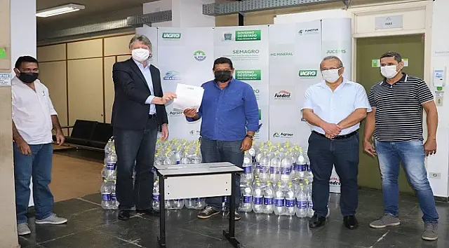 Semagro doa 960 litros de álcool 70% para atender unidades da APAE em MS