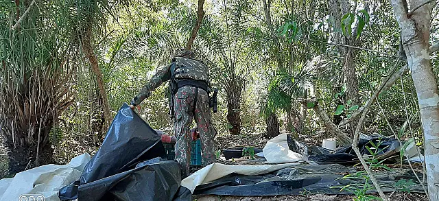 Operação da PMA apreende petrechos ilegais de pesca no Rio Aquidauana