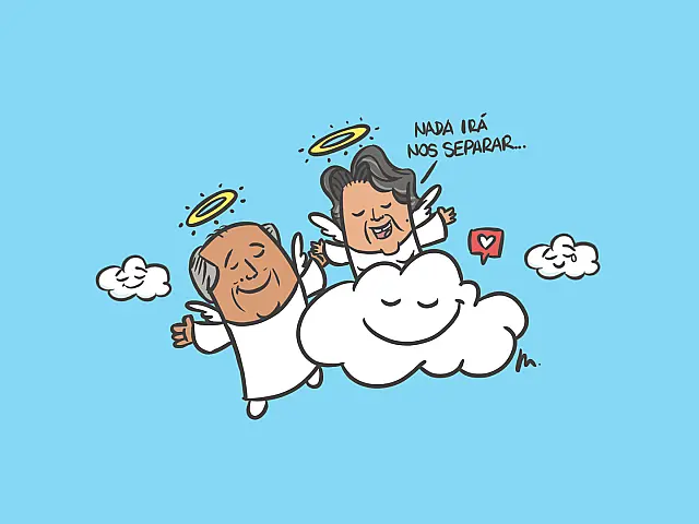 Juntos até na hora da morte, casal se despede da vida com diferença de minutos um do outro
