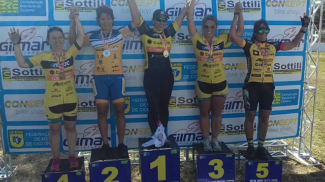 Atletas de Anastácio e Aquidauana sobem ao pódio no ciclismo em Dourados