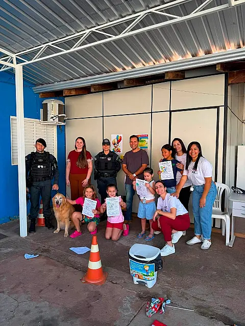 Cinoterapia leva educação ambiental a crianças com TEA em Anastácio