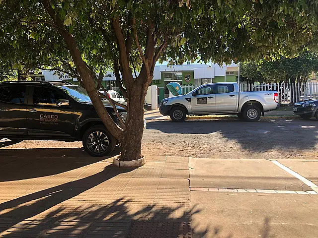 Gaeco, Bope e Corregedoria cumprem mandados na DP de Aquidauana durante operação