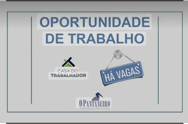 Veja vagas de empregos desta segunda-feira em Aquidauana e região