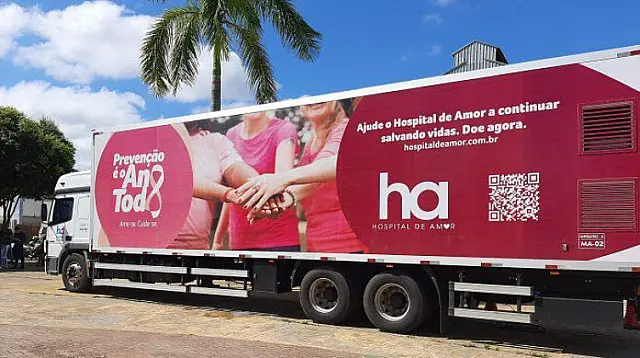 Carreta do Hospital do Amor realiza exames preventivos em Corumbá