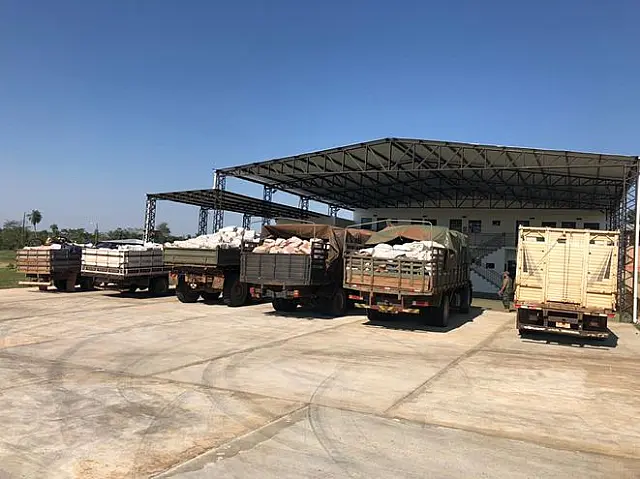 Polícia paraguaia apreende maior carga de maconha de sua história