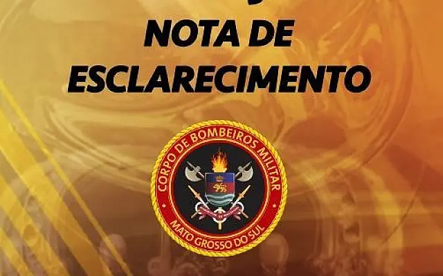 Bombeiros publicam nota de esclarecimento sobre e-mail enviado a empresários