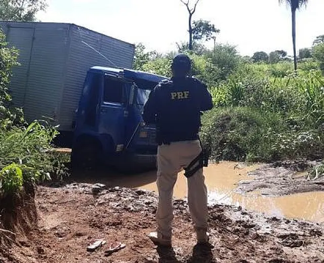 Após dono ser mantido em cárcere privado, PRF recupera caminhão em MS