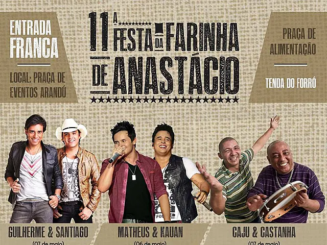 Festa da Farinha de Anastácio começa hoje
