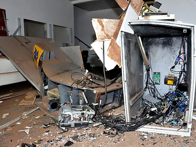 MS: bandidos explodem caixa eletrônico do Banco do Brasil