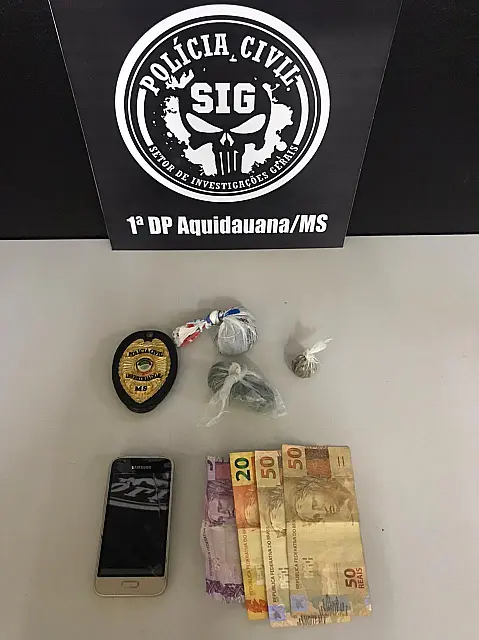 Polícia prende traficante em flagrante e fecha 'Boca de Fumo' na Vila Paraíso em Aquidauana