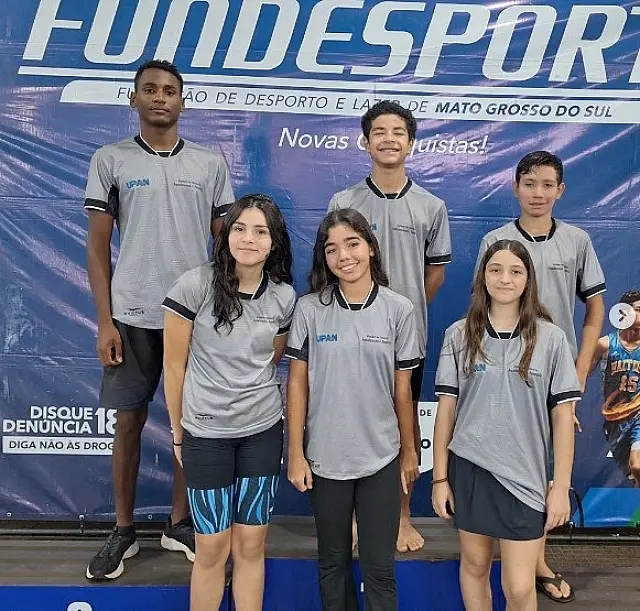 Nadadores da Upan brilham e conquistam medalhas para Aquidauana e Anastácio nos Jems
