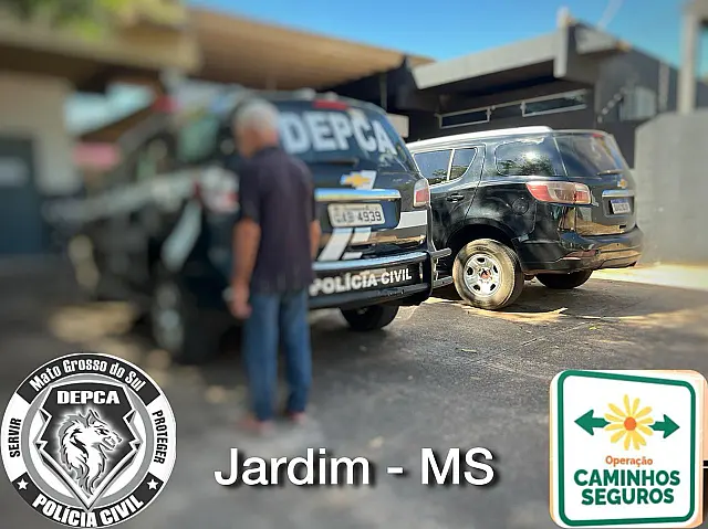 Idoso é preso por estupro de vulnerável em Jardim