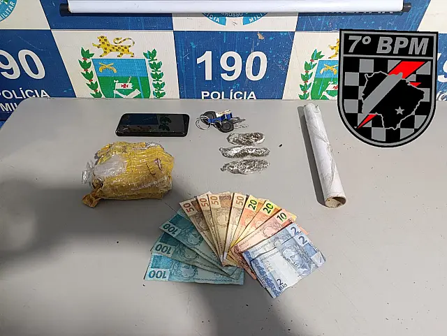 Polícia flagra tráfico de drogas próximo à escola em Aquidauana