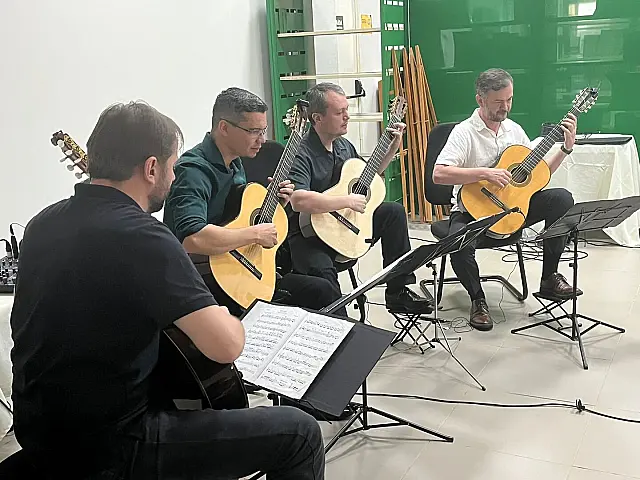 Quarteto Toccata emociona em apresentação na IFMS de Aquidauana