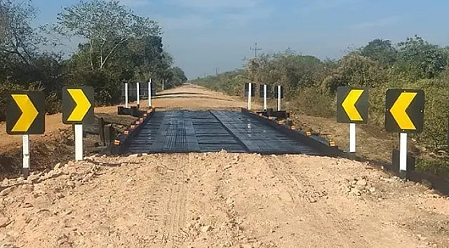 Agesul libera tráfego pesado em ponte da rodovia MS-184