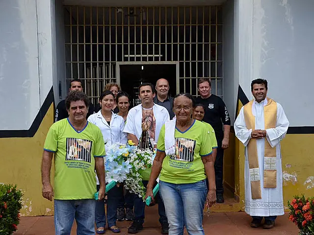 Nossa Senhora Aparecida Peregrina visita presidio Estadual em Dois Irmãos do Buriti