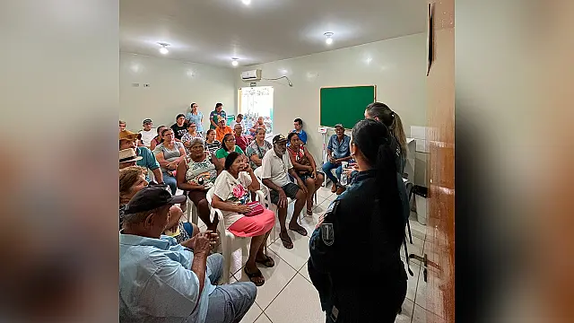 Idosos de Anastácio recebem palestra sobre violência e direitos