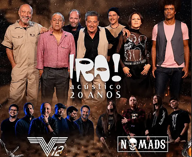 Espetáculo das motos, mágico e shows do Ira!, V12 e Nômads agitam Encontro de Relíquias neste sábado