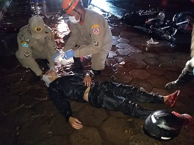 No plantão, Corpo de Bombeiros socorre vítimas de acidentes de trânsito