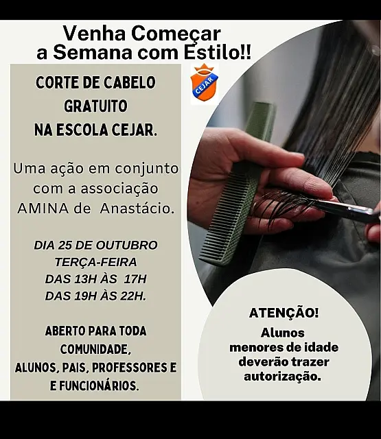 Ação oferece corte gratuito de cabelo hoje em Aquidauana