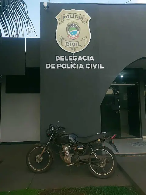 Polícia Civil recupera motocicleta furtada em Nioaque
