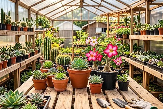 Curso ensinará cultivo de cactos, suculentas e rosa-do-deserto em Piraputanga