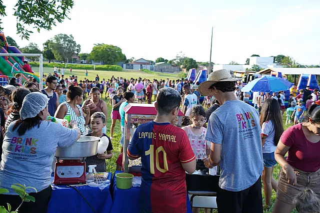 Crianças da Aldeinha ganham tarde de diversão em Anastácio