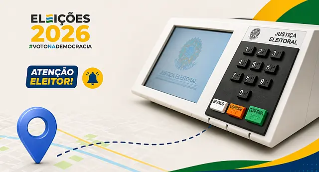 Consulte seu local de votação antes de sair de casa