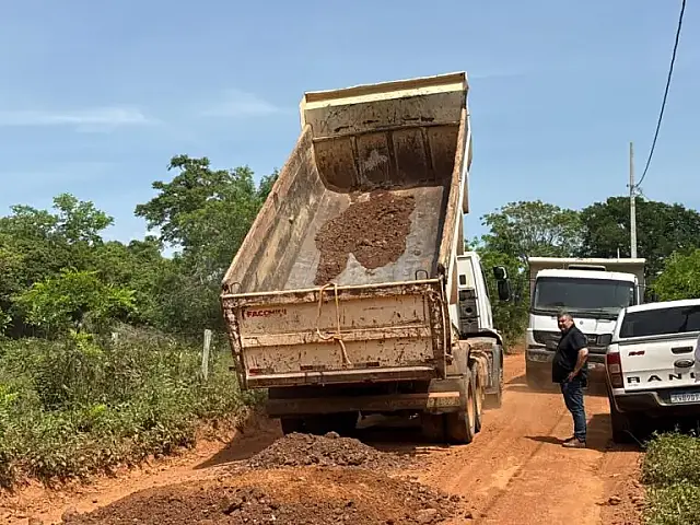 Bonito recupera trecho da Estrada do Aquário após período de chuvas