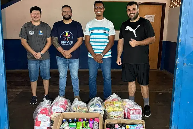 Ação durante eventos esportivos reúne doações para famílias de Anastácio