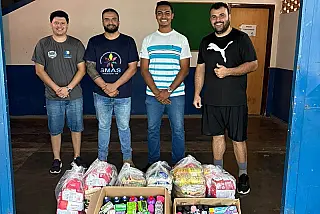 Ação durante eventos esportivos reúne doações para famílias de Anastácio