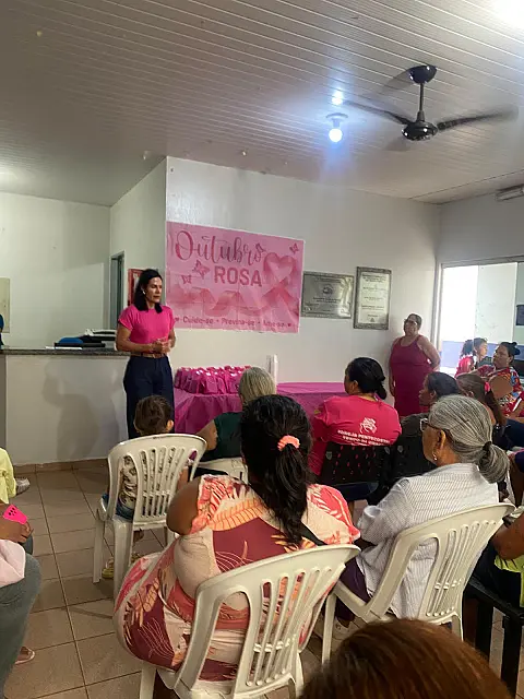ESFs Benta Vieira e Pulador recebem ações do Outubro Rosa em Anastácio