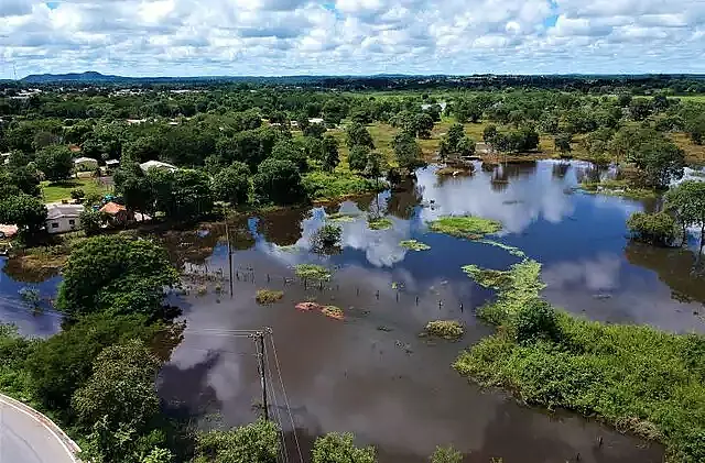 Rios Miranda e Dourados ultrapassam cotas de alerta após chuvas em MS