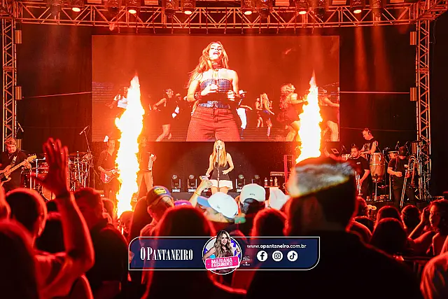 Show de Mariana Fagundes em Anastácio MS