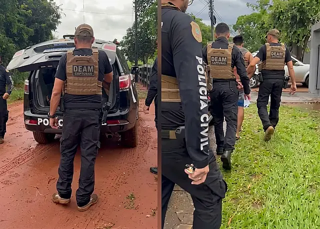 Polícia Civil prende dois foragidos por crimes sexuais em Aquidauana