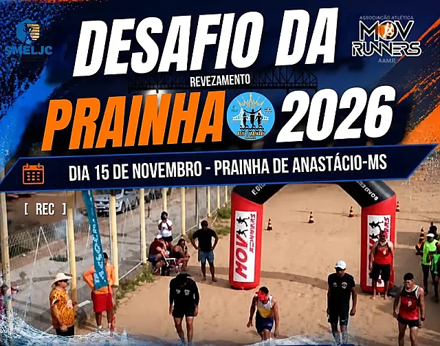 Anastácio receberá Desafio da Prainha com provas de revezamento