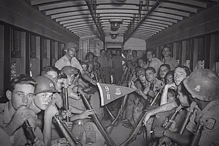 Registro histórico relembra retorno do 9º BE Cmb ao Brasil após a guerra