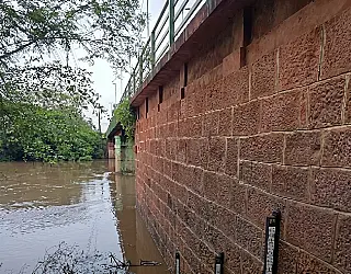 Rio Aquidauana ultrapassa cinco metros após sequência de chuvas