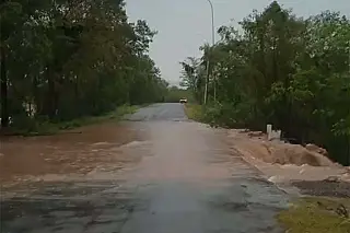 Chuva provoca interdição de rodovia que liga Corumbá à Bolívia