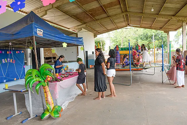 Festa tropical reúne crianças da Patrulha Mirim em Aquidauana