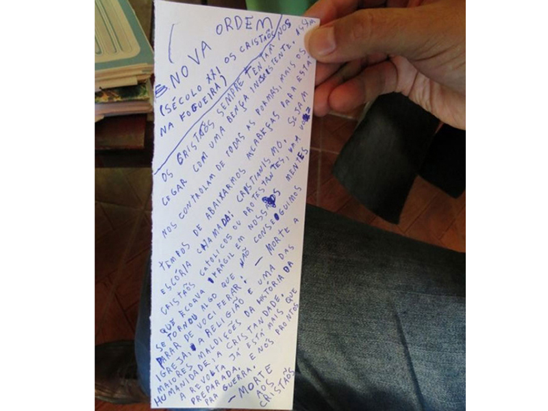 Manuscritos foram encontrados no pensionato onde o jovem morava (Foto: Alberto Esteche/Amambay 570)