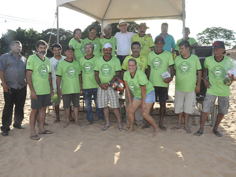Envolvidos na organização com o Superintendente Federal da Pesca em MS Luiz Figueiró